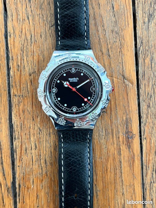 Swatch Irony scuba vintage de 1994 YDS401 Lava Rock - Montres & Bijoux