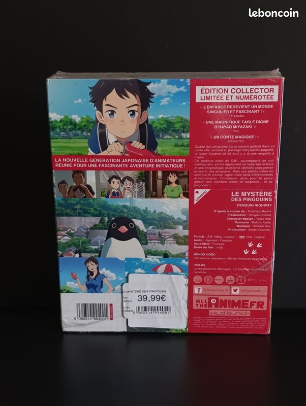 Coffret Blu-ray Le Mystere Des Pingouins Edition Collector Limitée DVD Ghibli Your Name (image 2)