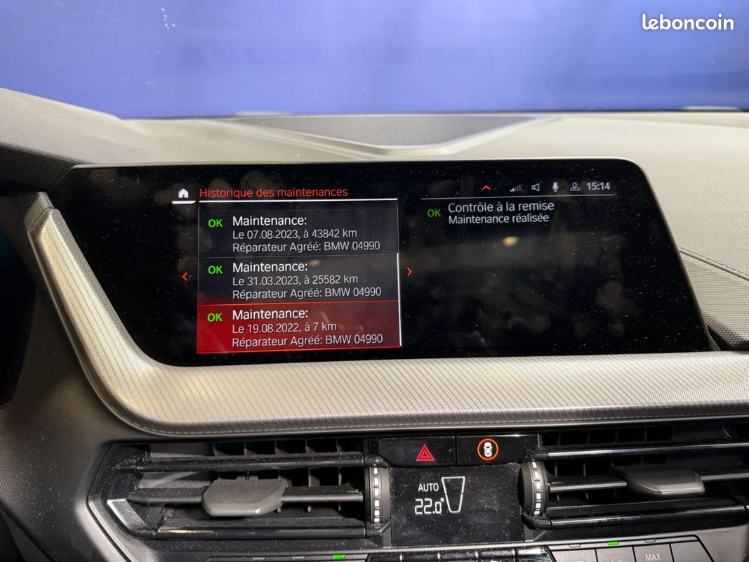 BMW Série 118D 150ch M Sport - Suivi Complet - CarPlay - Toit ouvrant - Frozen Pure Grey (image 25)