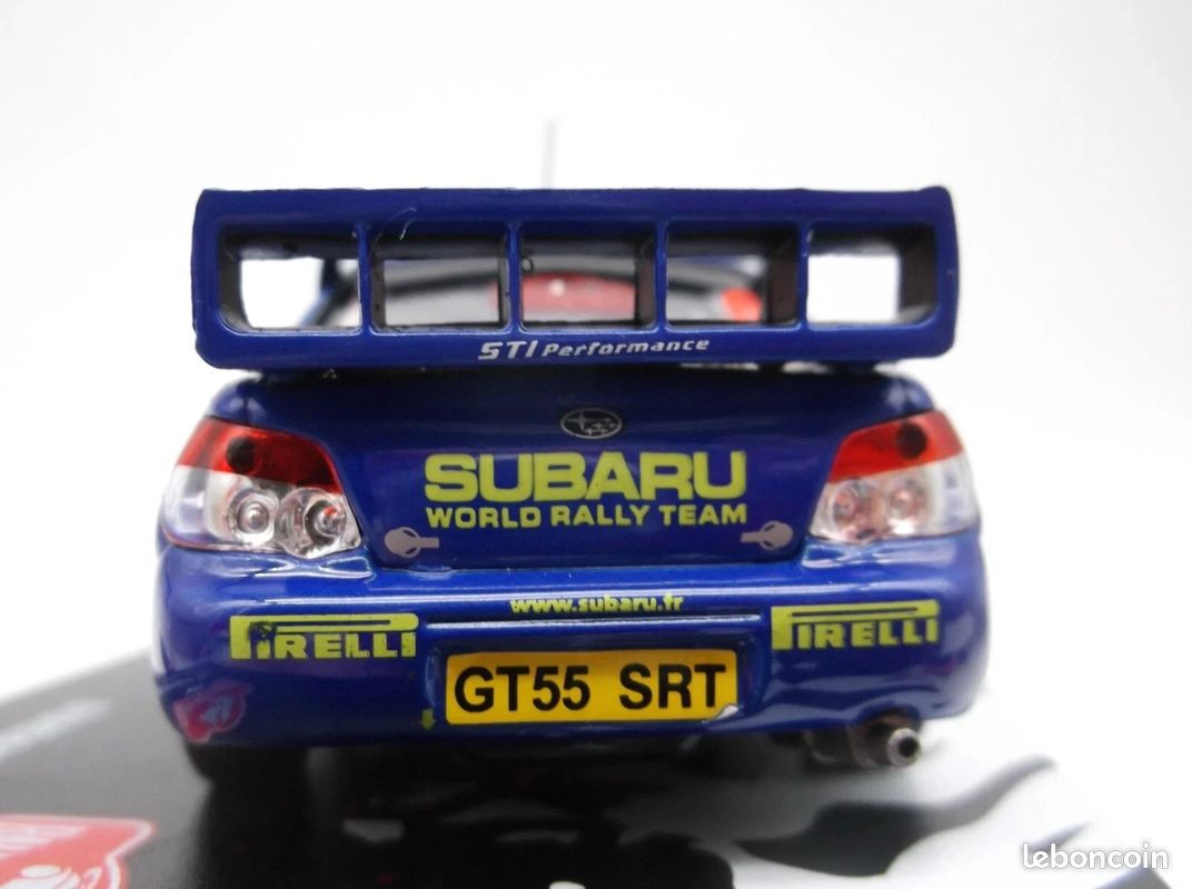 Miniature Subaru Impreza WRC Sarrazin – Rallye Alsace Vosges 2004 – 1/43 AUTOart