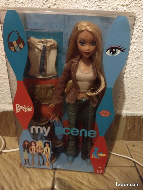 POUPEE BARBIE MY SCENE CHELSEA MIXIN'S IT VIDEO CASSETTE ANNEE 2003 NEUVE BOITE