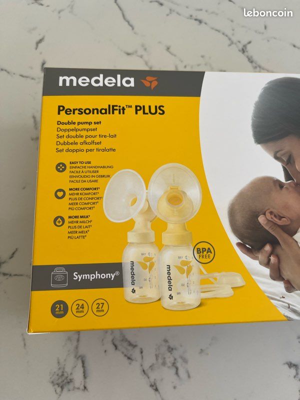 PersonalFit PLUS de medela set double pour tire-lait Symphony, taille S (image 2)