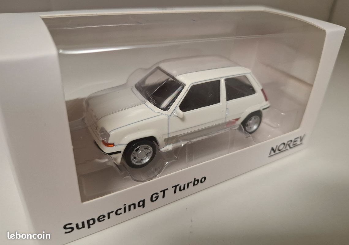 Modèle Réduit NOREV Renault SuperCinq GT Turbo Phase 2 1988 - Blanc, échelle 1/43