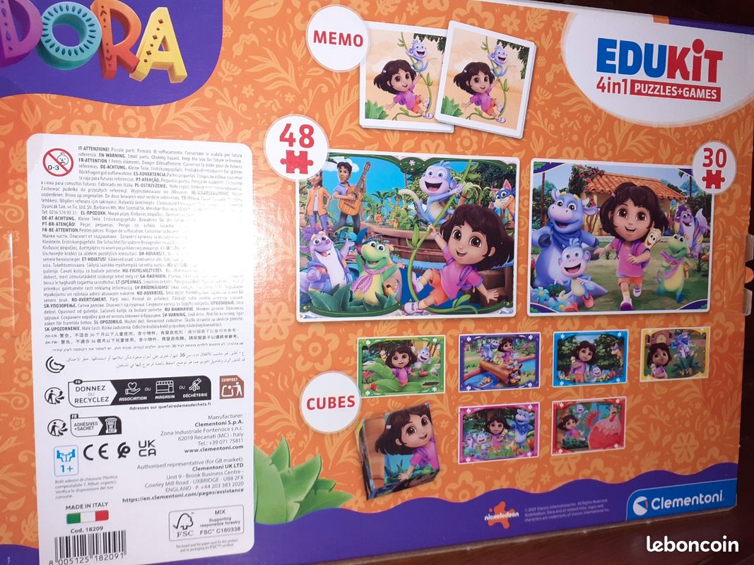 Pupitre éducatif Dora L'exploratrice - Clémentoni Pupitre éducatif Dora L'exploratrice - Clémentoni