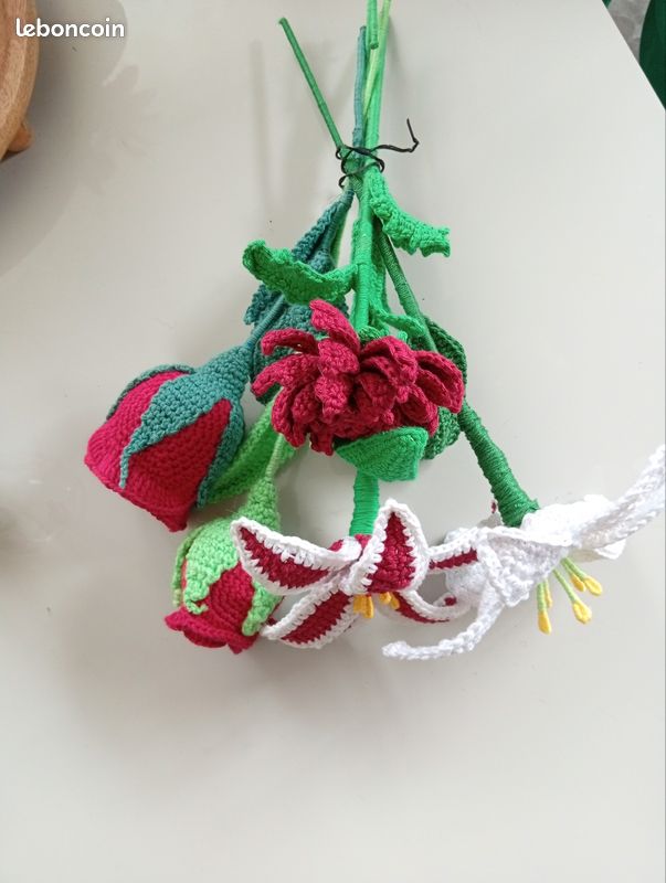 Fleurs fait main (image 1)