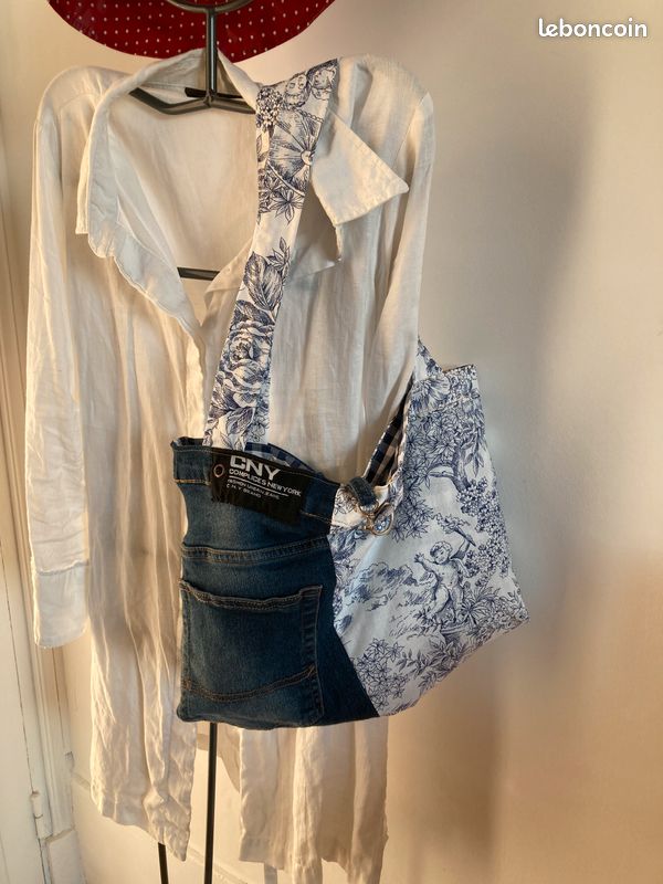 Sac Bandoulière TWINSET - Taille Moyenne En Dentelle Imprimée Noir & Blanc, Occasion