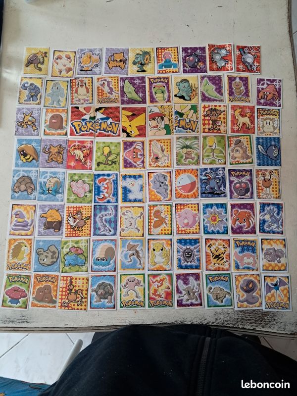 Lot de 79 cartes pokemon merlin série 1 (image 1)