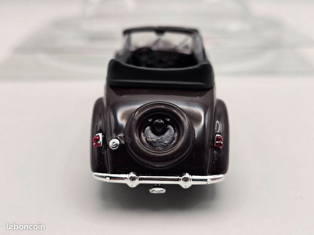 Norev 1/43 - Panhard Dyna X Cabriolet Noire , neuf