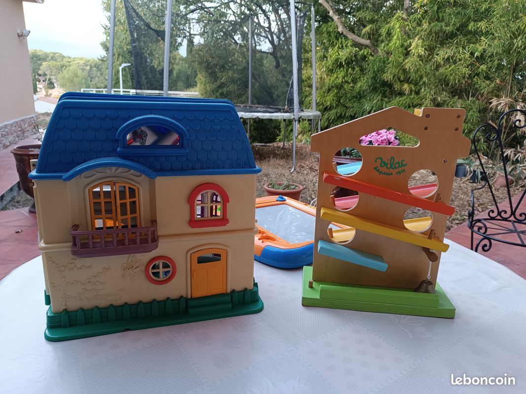 Jouets toboggan en bois (image 1)