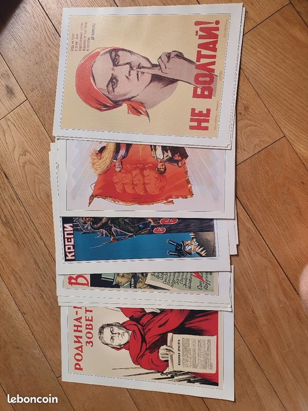 Lot de 24 Posters politiques soviétiques (image 2)
