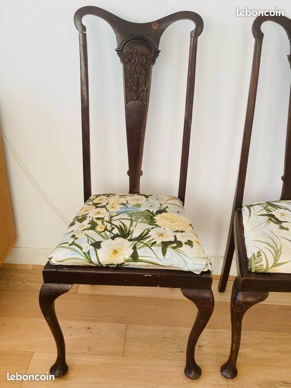 Lot 2 chaises Art Nouveau (image 4)