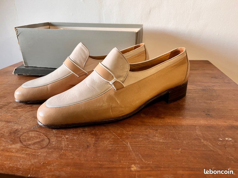 Mocassins Bally Suisse Vintage – Marron, Cuir, Taille 10 (7.5 US), à Enfiler, état Très Bon
