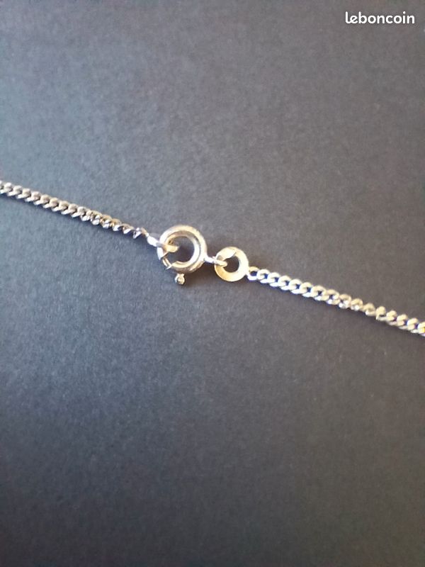 Collier En Argent JEAN DELATOUR — Superbe Bijou Vintage Dans Son écrin, Occasion