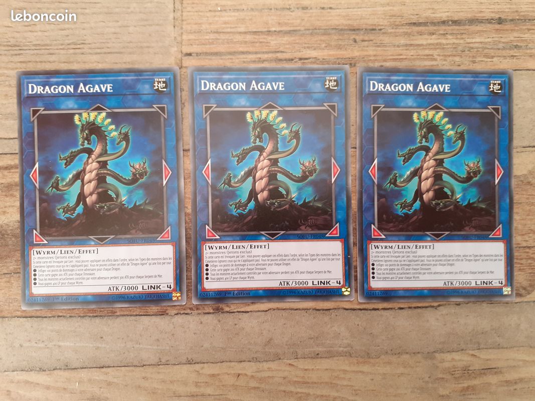 Cartes Yu-gi-oh Dragon Agave - Jeux & Jouets