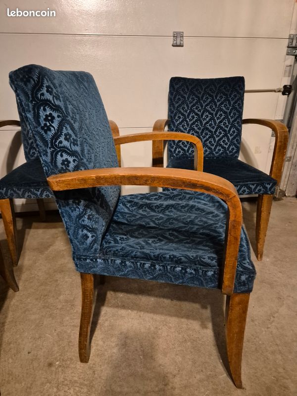 5 fauteuils de bridge identiques (image 6)