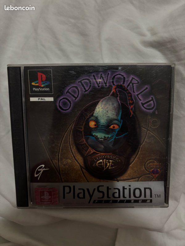 ODDWORLD L'EXODE D'ABE EN BOÎTE SANS NOTICE SONY PS1