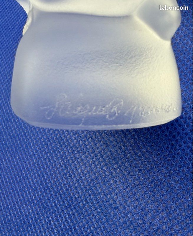 Lalique France - Moineau Coléreux Presse-papier Cristal Dépoli Oiseau (image 7)