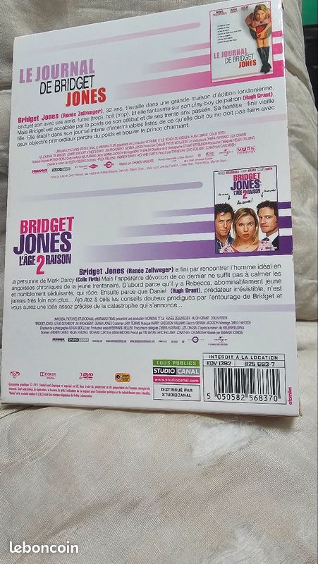 Bridget jones 1 et 2 - coffret 2 dvd (image 2)