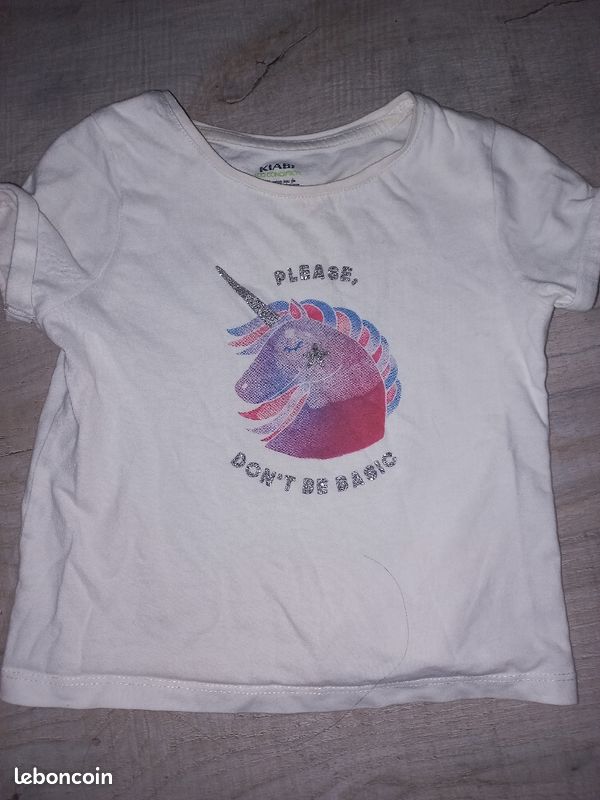 Tee-shirt licorne (image 1)