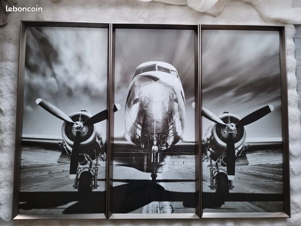 Posters De Jardin Extérieur Deux Avions De Chasse Volants - 90x60 Cm Toile Jardin Affiche Exterieur