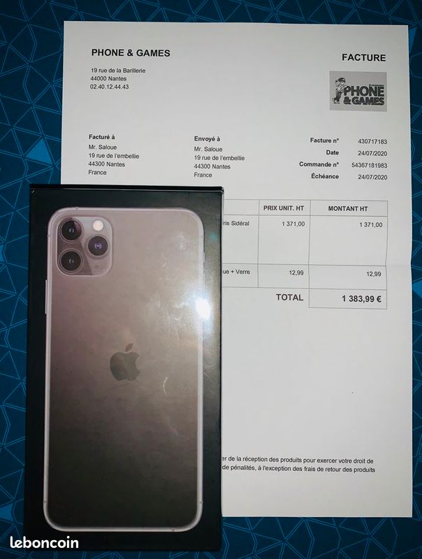 Iphone 11 pro max 512Go (image 2)