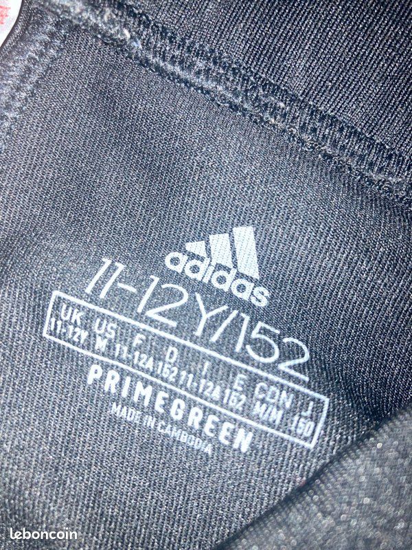 Legging noir adidas 11-12ans (image 5)
