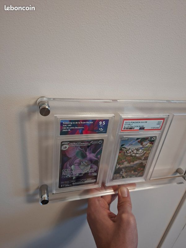 Fanatiko Présentoir Pour Cartes Gradées (PSA/CGC) - Fabriqué En Mousse