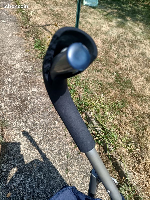 Vends poussette canne bleu (image 5)