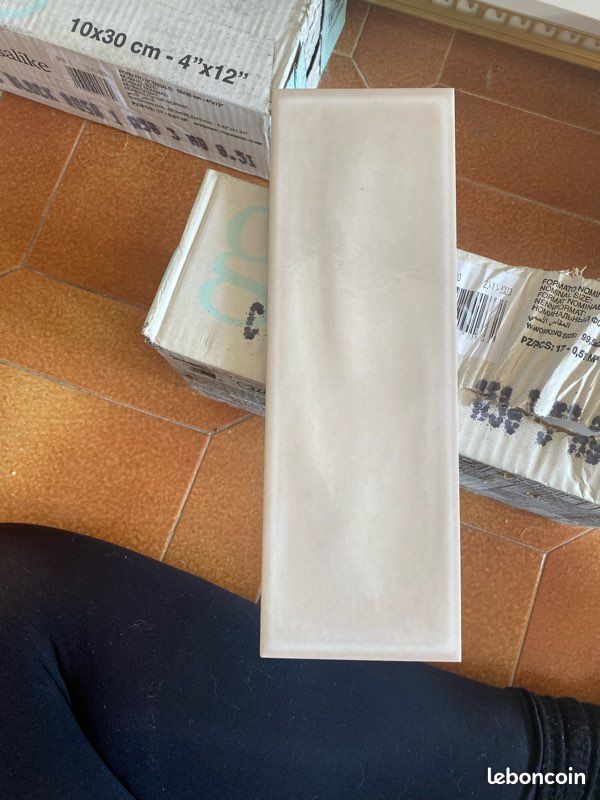 2,5m2 de carrelage 30x10 cm (image 7)