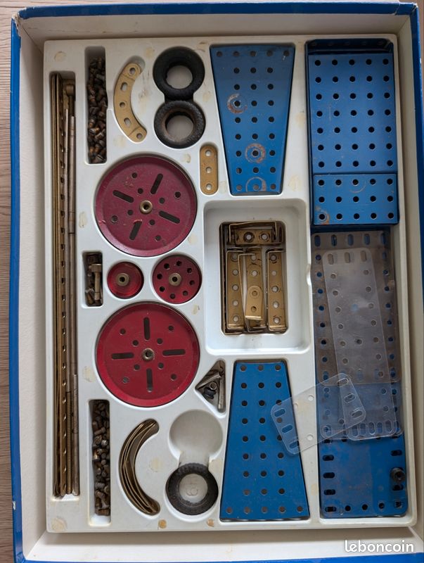 Boîte Mécanique Meccano Thématique – 6 Modèles Métal, Enfant 8-12 Ans