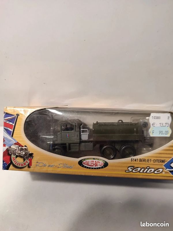 Solido Militaire 6141 - Berliet Citerne 1/50 - État Parfait En Boîte