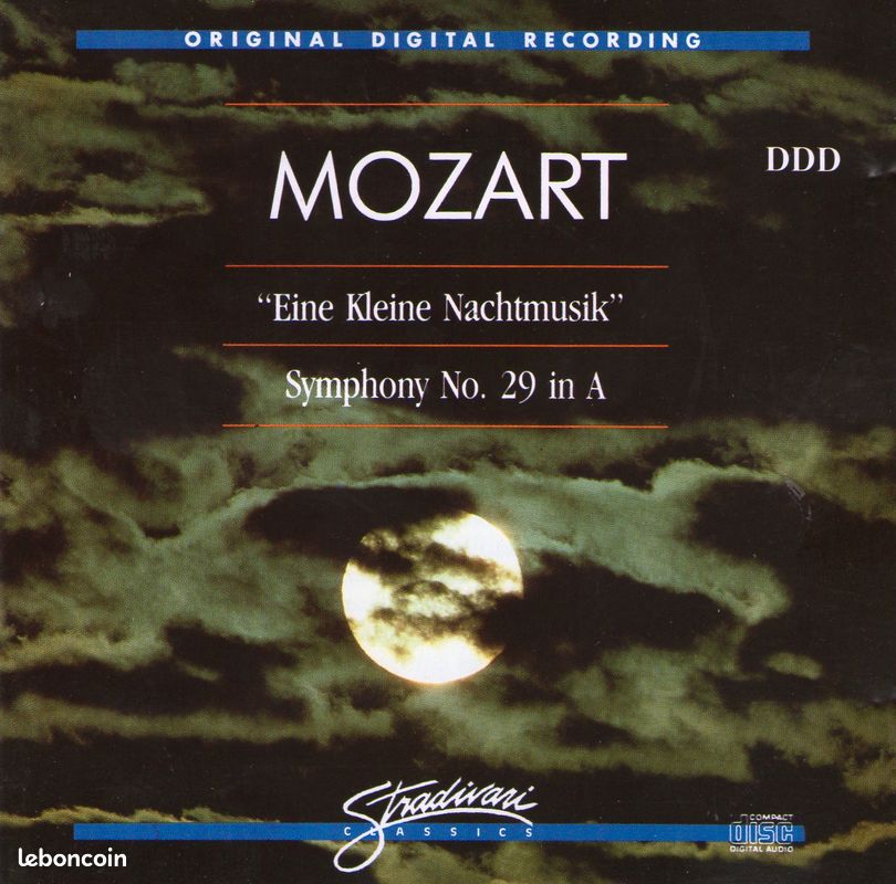 CD MOZART - petite musique de nuit - Symphony 29 (image 1)