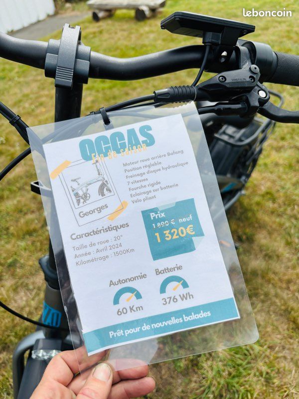 Vélo Pliant Velo Ã©electrique Occasion Le Bon Coin Vélo électrique