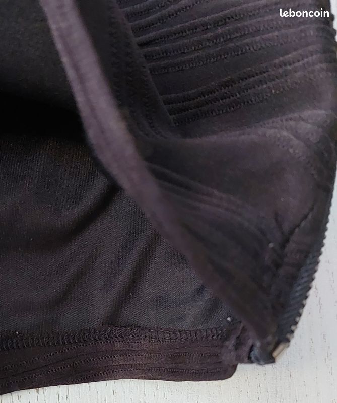 Minijupe vintage noire zippée taille 38 - danayel (image 7)
