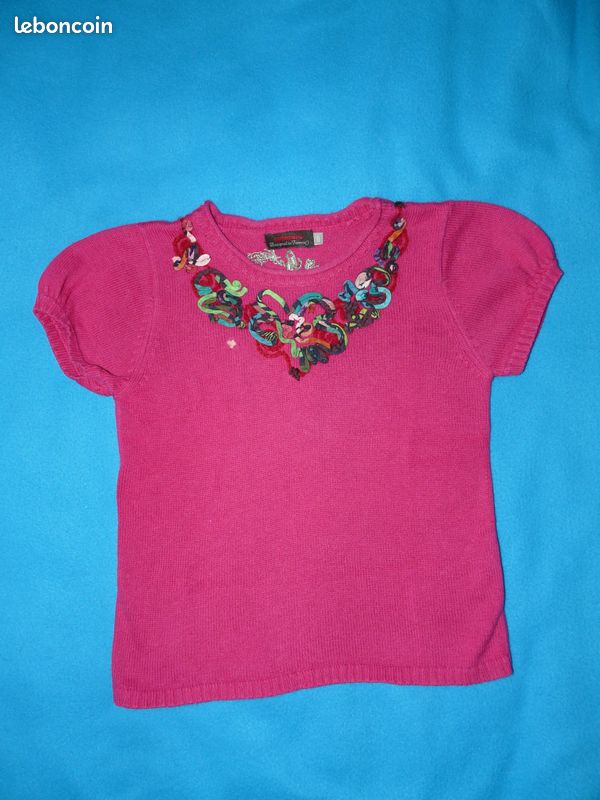 Pulls, jupes, collants et blouson neuf taille 6 ans (image 1)
