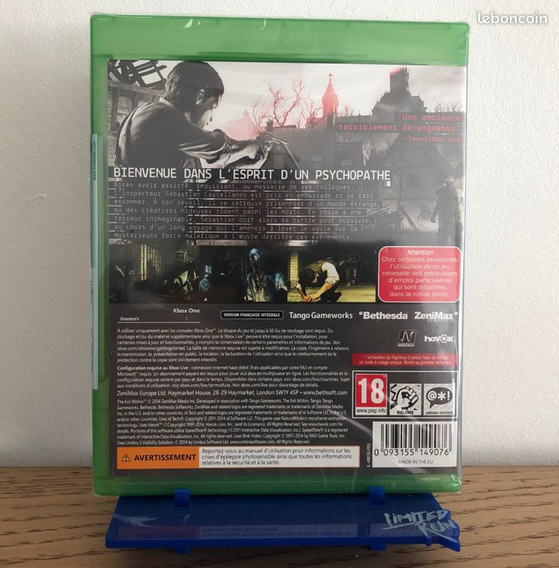 The Evil Within - Limited Edition Xbox One | Version PAL FR Complète | Très Bon État