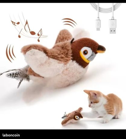 Peluche Pie Douce 20 Cm – Oiseau Réaliste En Peluche, Super Doux, Parfait Pour Câliner Ou Décorer