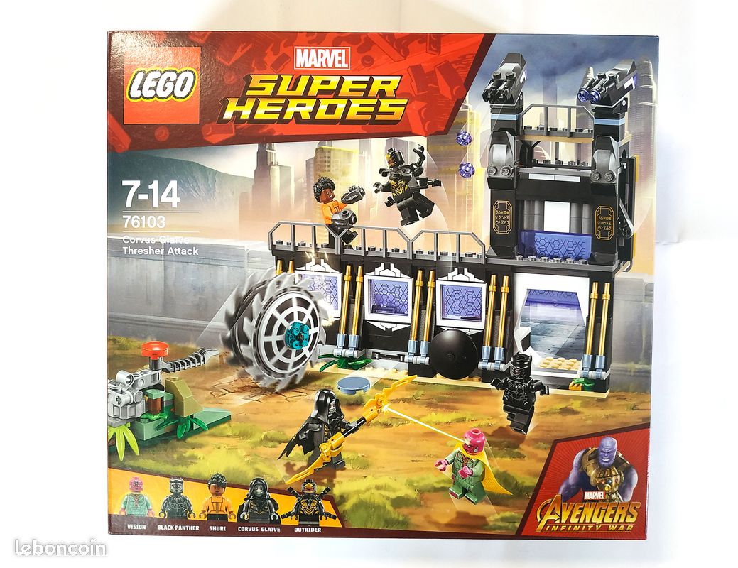 LEGO 76103 Marvel Super Heroes : Corvus Glaive Thresher Attack NEUF (boîte scellée) (image 1)