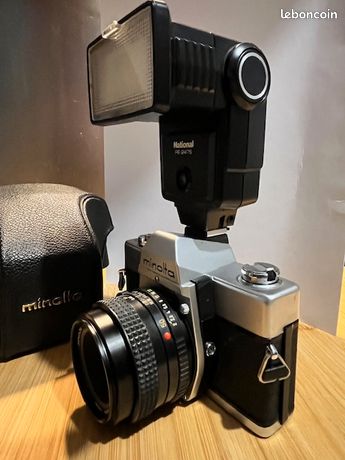 Appareil Photo Minolta SRT 100X Objectif MD 50mm f/2 Flash
