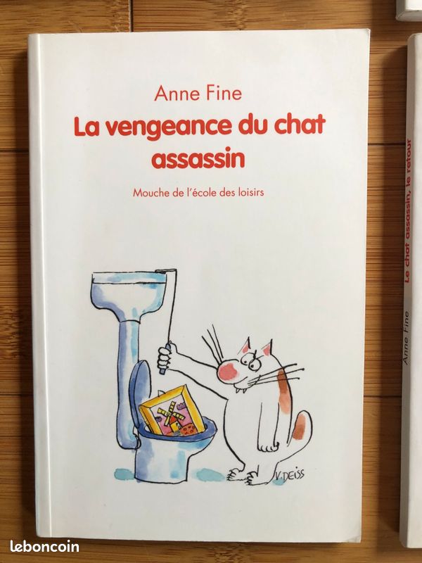 Anne Fine : chat assassin, différents livres dès 6 ans, École des loisirs (image 4)