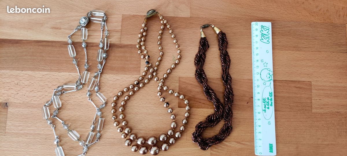 Lot De Colliers Vintage - Occasion, Sans Marque, Origine France