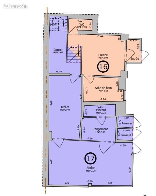 Appartement 2 pièces 33 m² · à Tomblaine · 33 m² · 65 000 €
