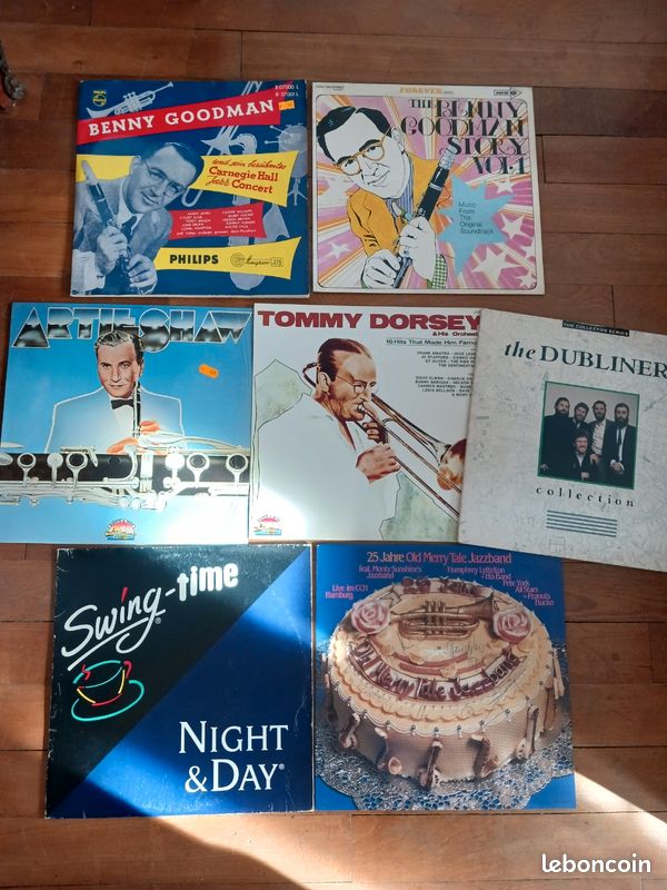 Jazz LP vinyle Benny Goodman Artie Shaw Tommy Dorsey the Dubliners (image 1)