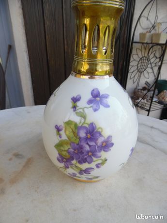 Lampe Berger Camille Tharaud En Porcelaine - Ancienne Avec Boîte - Rare