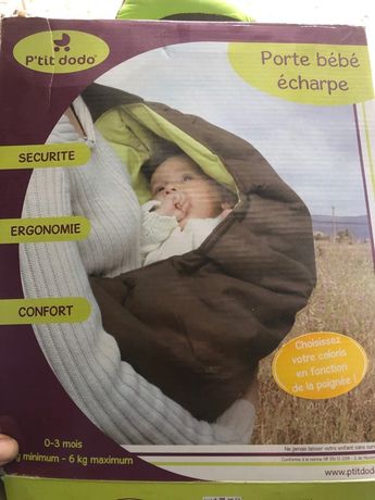 Porte-bébé et écharpe de portage d'occasion - Annonces equipement bébé  leboncoin