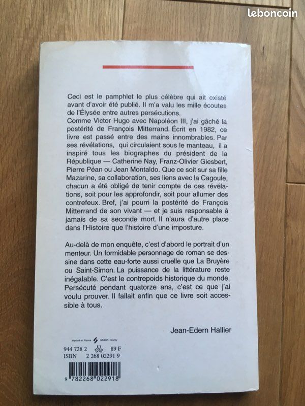 Jean Edern Hallier. Kermitterrand. ... (image 8)