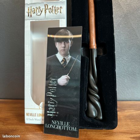 The Noble Collection Varita De Harry Potter Y Marcapáginas Prismático - Réplica Oficial Con Caja Ilustrada