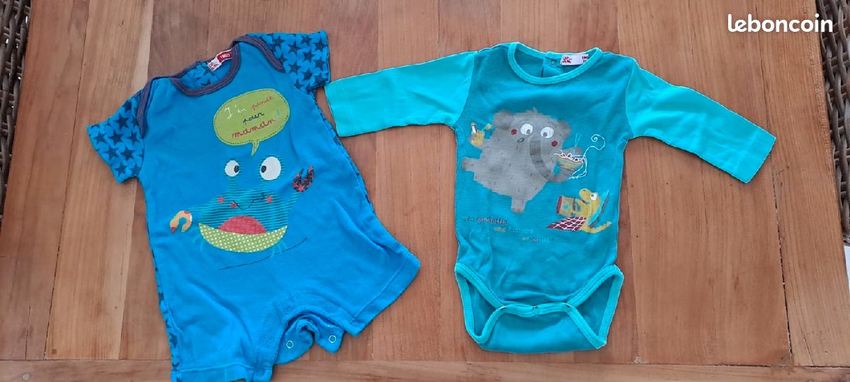 Lot de nombreux vêtements 1 à 6 mois garçon (image 1)