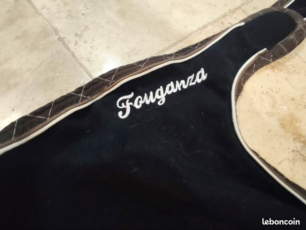 Couvre-rein polaire noir Fouganza (image 3)