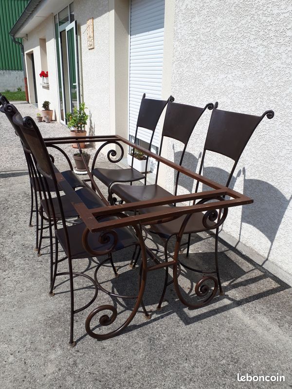 Salon de jardin - fer forge (image 1)